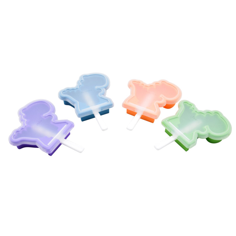 Tovolo Monster Popsicle Molds (Set of 4) - Reusable Mess-Free Silicone Ice  Pops with Sticks for Homemade Freezer Snacks / Dishwasher-Safe, BPA-Free