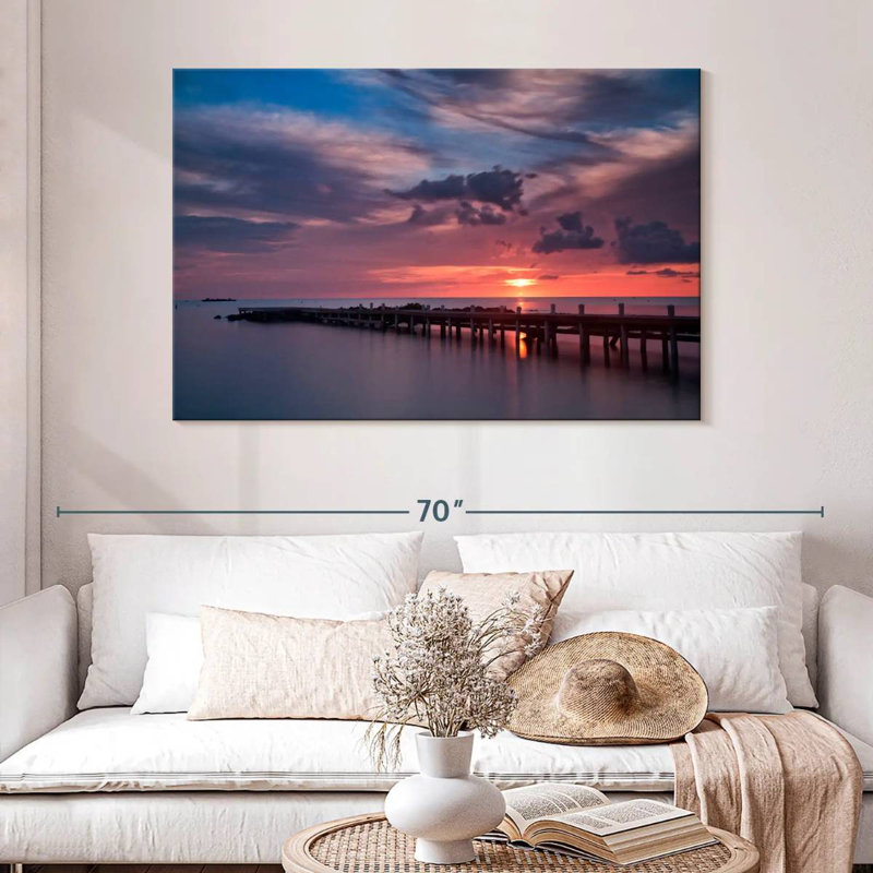 Coucher de soleil Gillard Grand Cayman, H 32 po x l 48 po