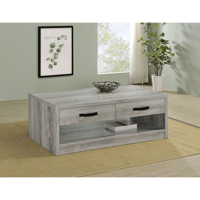 Table basse à 2 tiroirs Nuberg Grey Driftwood