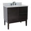 Ensemble de meuble-lavabo de salle de bain simple 37 po Salvaggio