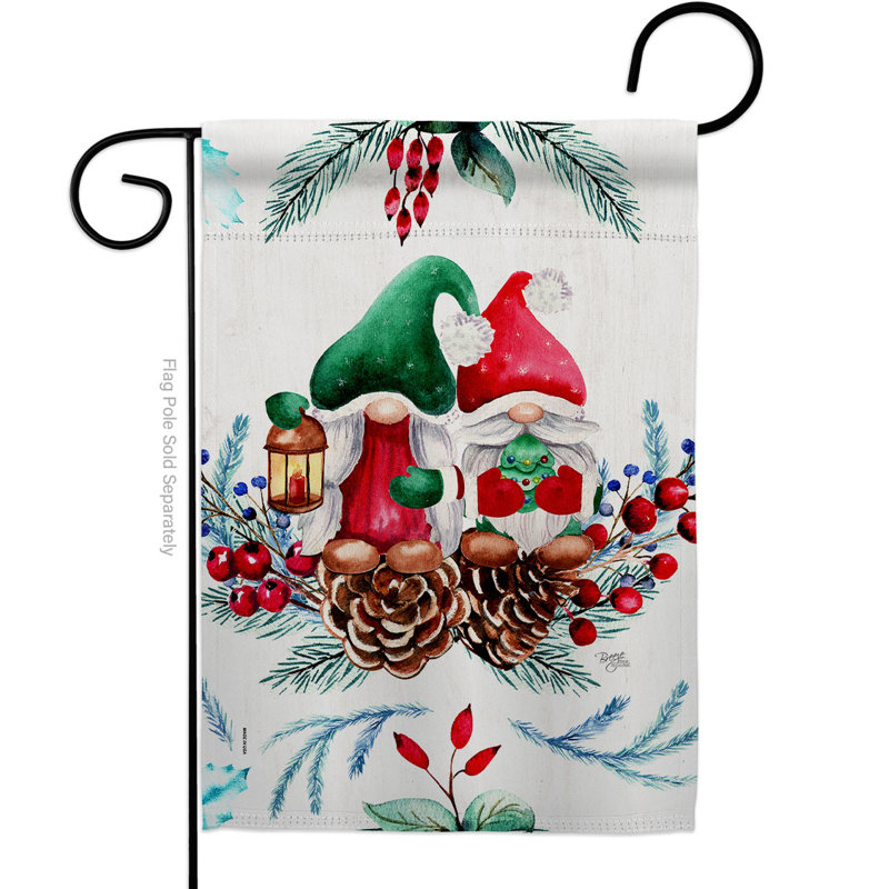 Double Sided 18.5'' H x 13'' W Polyester Garden Flag