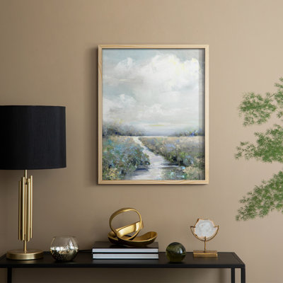 Reproduction encadrée péninsule - bois massif