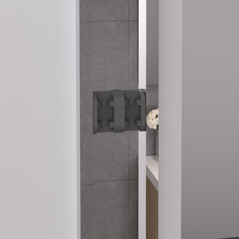 Hardware Double Sliding Shower Door, 56 - 60"X58", 1/4" (6Mm) Tempered Glass, Aluminum Frame, Safe And Reliable Performance For Bathroom 60" Wide Door With American Design, Easy To Install Assemble