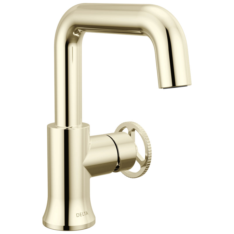 Single Handle Bathroom Faucet, Polished Nickel