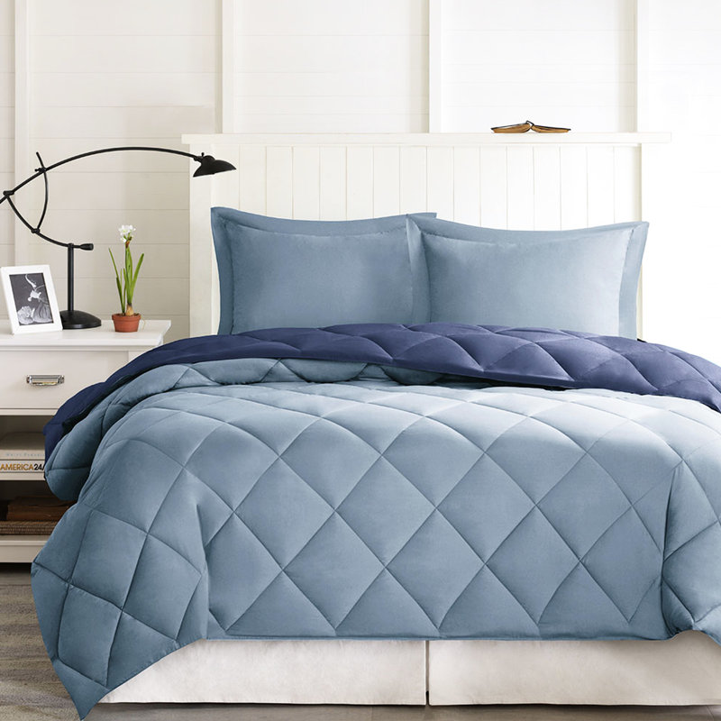 Édredon 3 m avec matelassage réversible très grand et taies décoratives à fermeture à glissière cachées pour lit