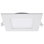 12 Watt LED Direct Wire Downlight Edge-Lit 6-Inch CCT Selectable Square Remote Driver