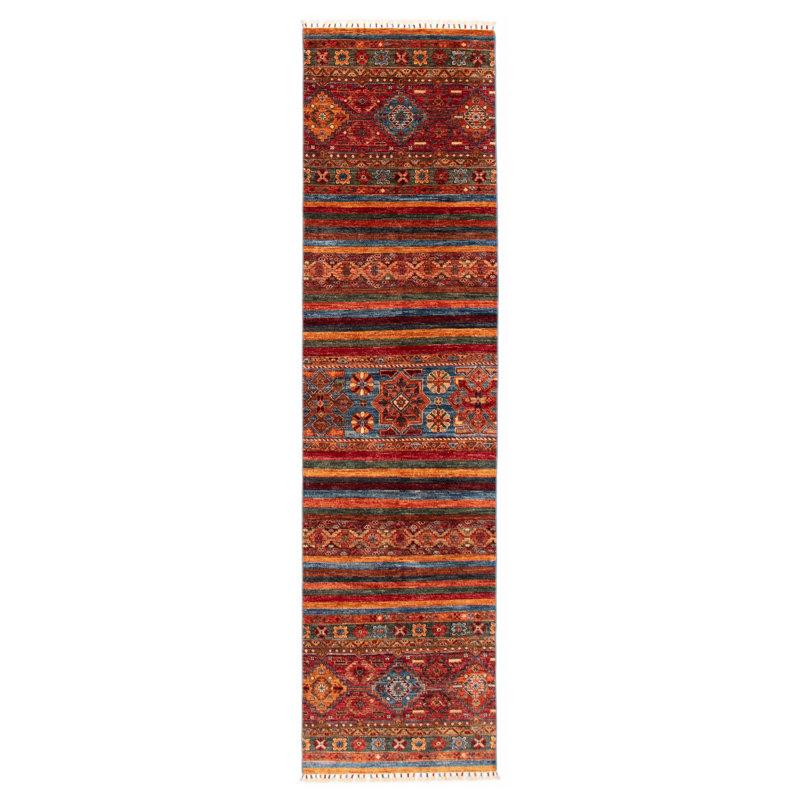 Modern Ersari Red Rug 2'8" x 9'11"