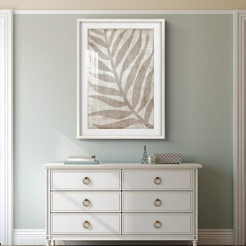 Siesta Key - Toile tendue avec châssis, H 19,5 po x l 16,5 po, Blanc