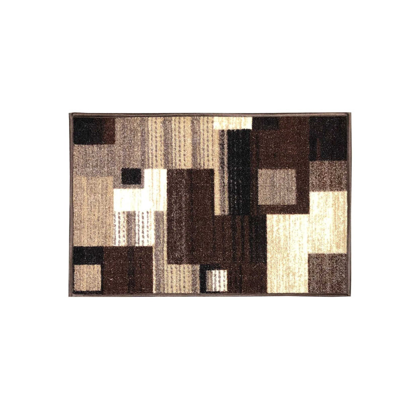 Tujuan Geometric Synthetic Water Resistant Non-Skid Kitchen Mat