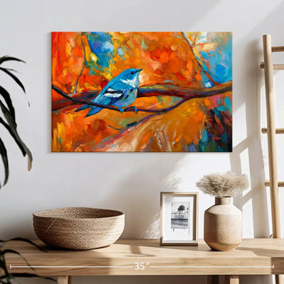 Bluebird In Autumn