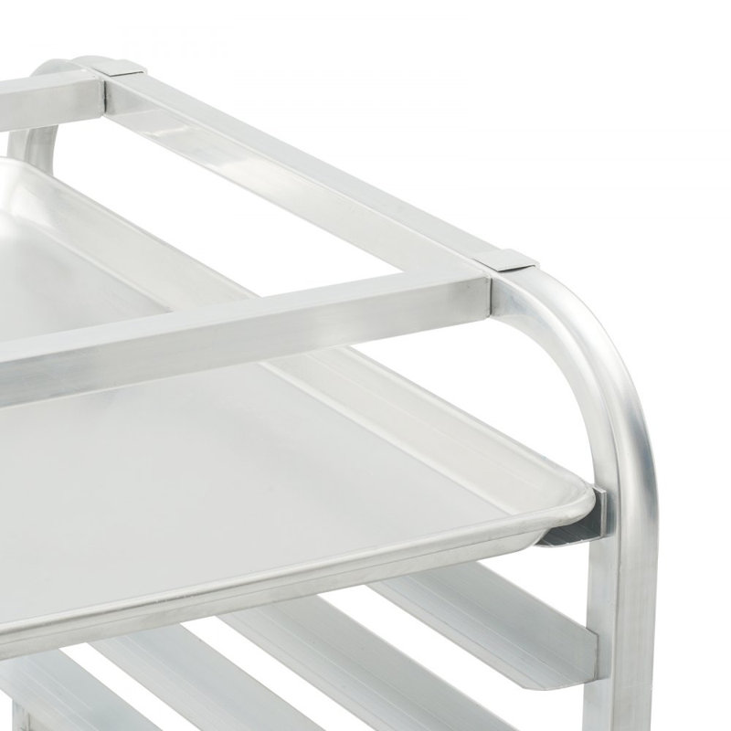 Porte-paniers à chignon, étagères de boulangerie commerciales à 10 niveaux avec roues de frein, étagère de rangement en aluminium