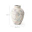 Tannehill 15.2" H Handmade Stoneware Jar Vase, Rustic Decorative Vase for Home Decor-1396459395