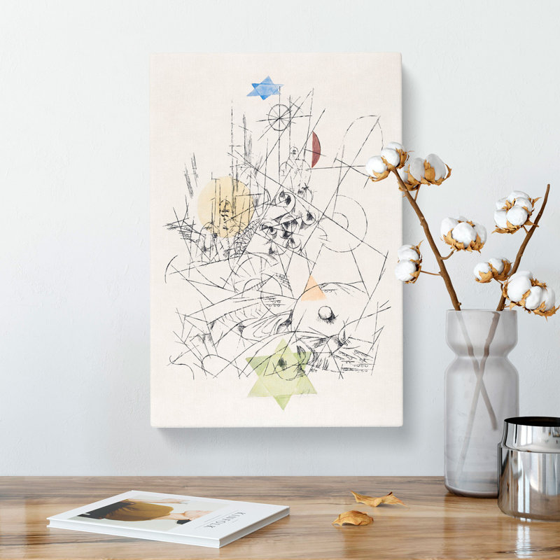 Hope And Destruction by Paul Klee - Wrapped Canvas Painting, 60cm H x 40cm W x 3cm D