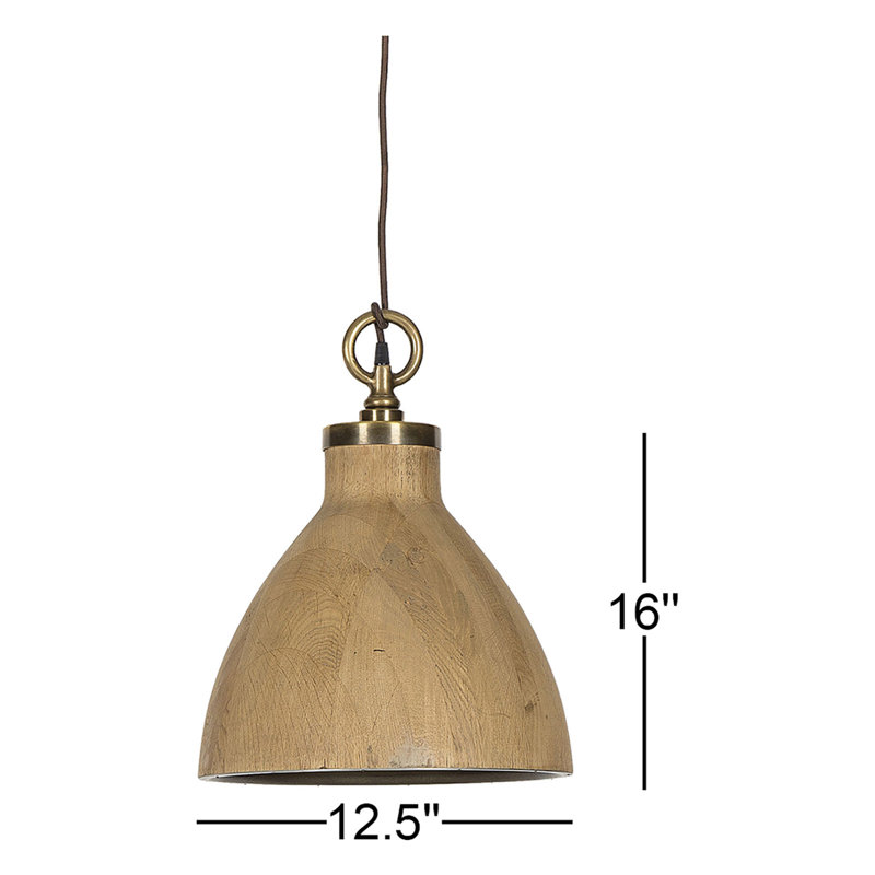 Luminaire suspendu conique à 1 lumière Nellcote
