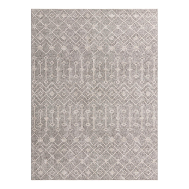 Barnkine Geometric Indoor Rug, Rectangle 10' x 13'