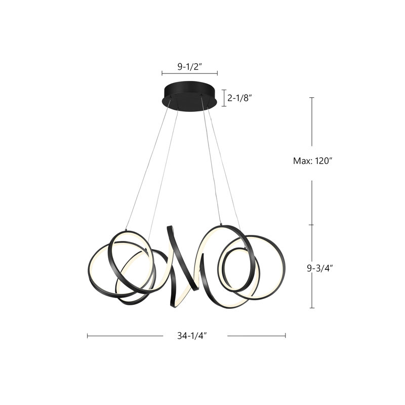 Synergy 1 - Light LED Pendant, Antique Silver