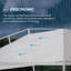 Pergola d'extérieur 10 pi x 10 pi en polyester Sunjoy avec abat-jour Suningford-111101123