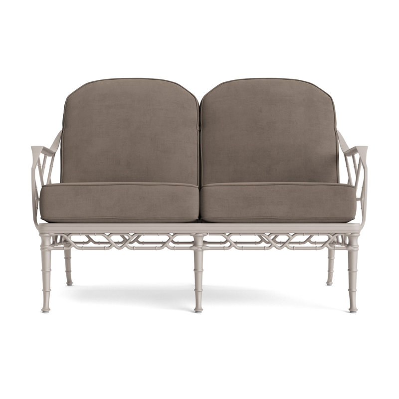 Calcutta Outdoor 2 - Seat Loveseat, Fusion Charcoal, Dove