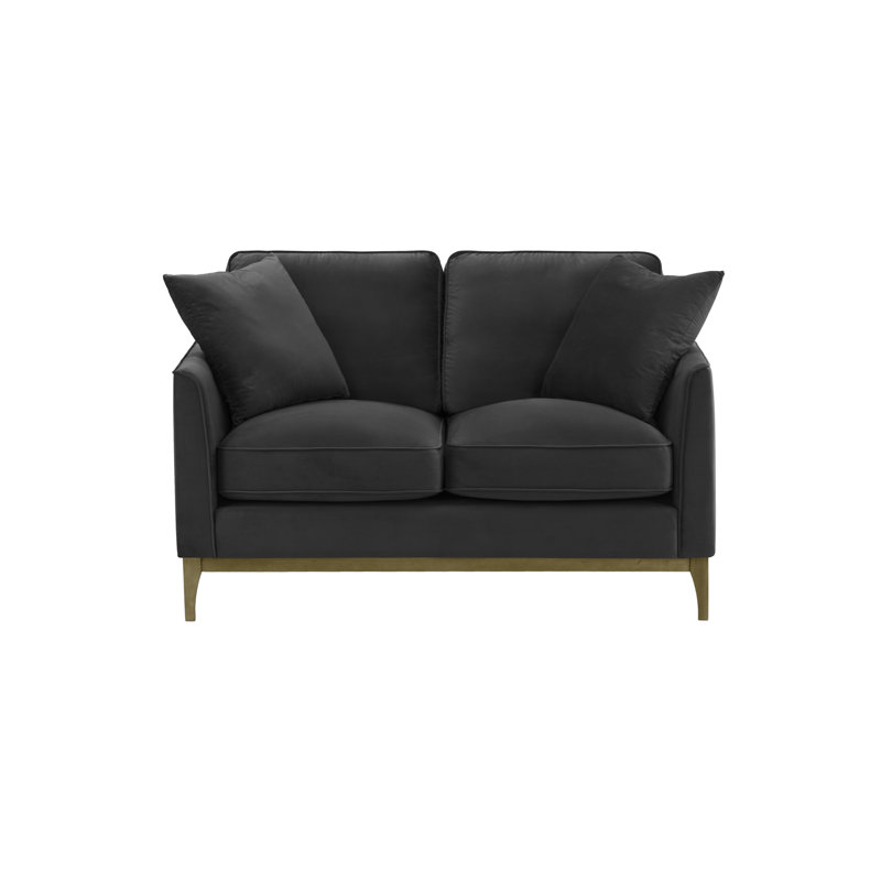 Jaaron Loveseat, Brown, 2, Black