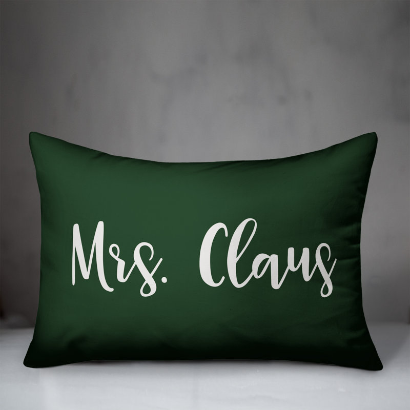  Coussin Mme Claus, Vert foncé