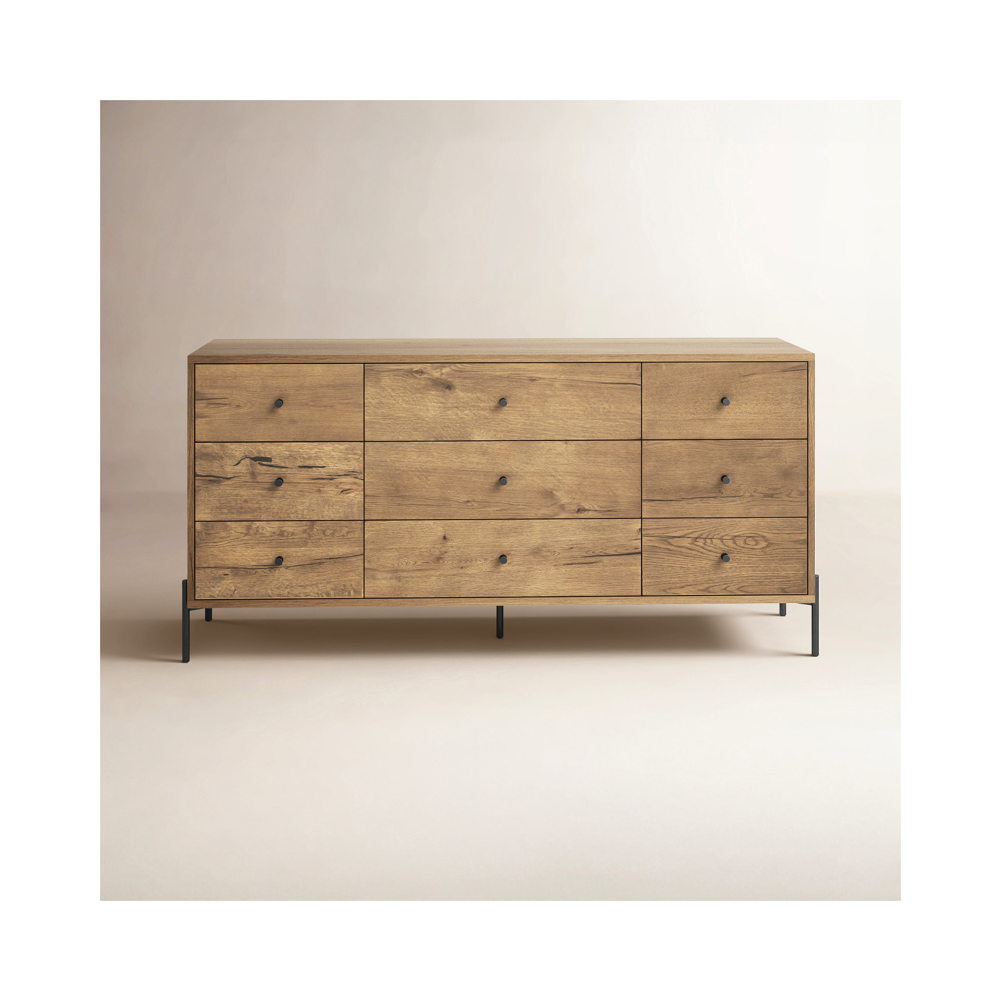 Aceton 9 - Drawer Double Dresser