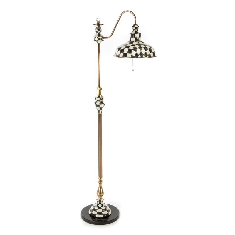 Courtly Check Farmhouse Floor Lamp