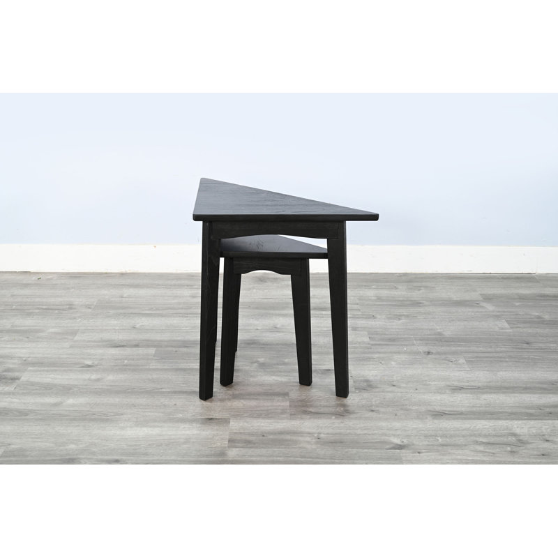 Abuaber Nesting Tables, Black