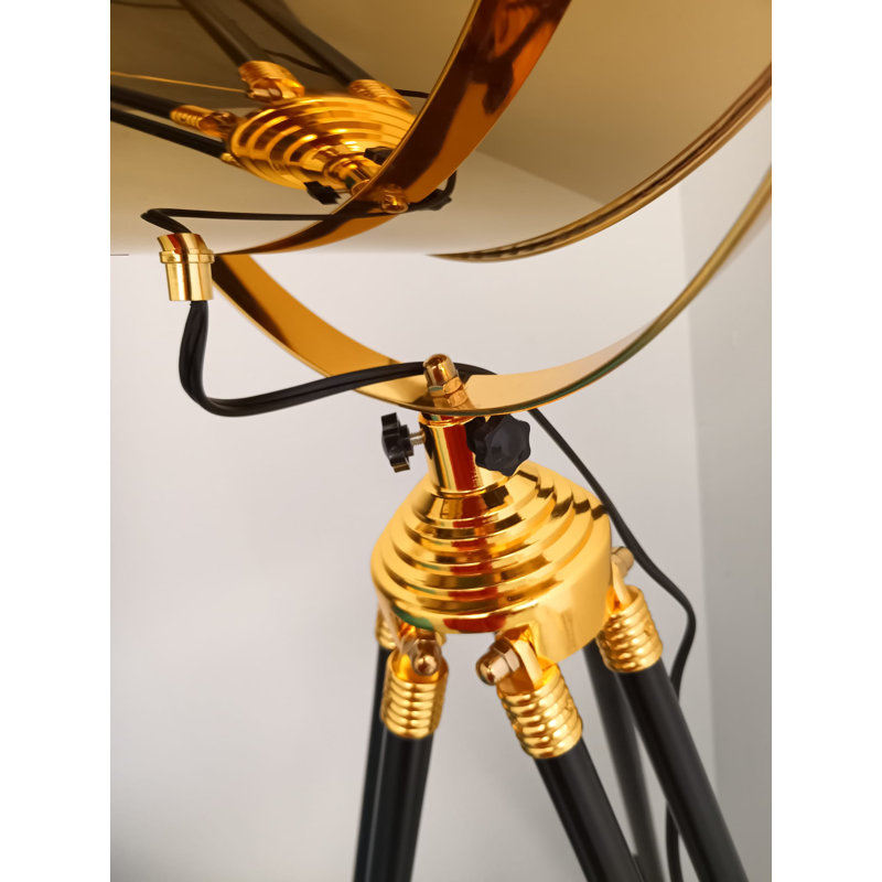 Lampe trépied 60 po Dyonna, Or