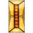 Nuevo Mission Glass Semi Flush Mount