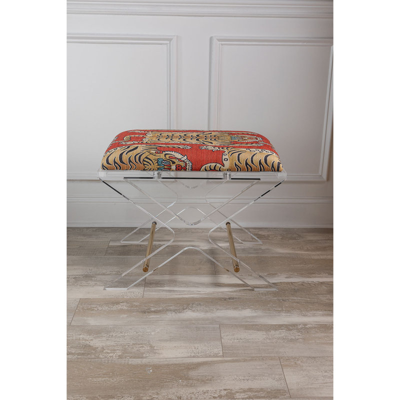 Delano Upholstered Dining Bench, Tiger.