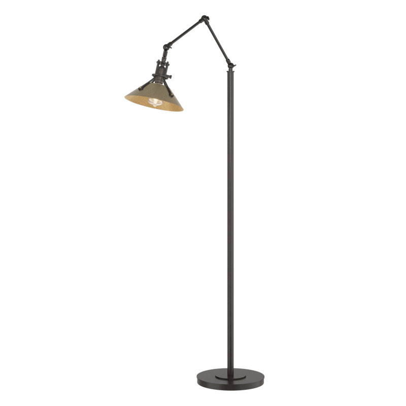 Henry 60.8" Task Floor Lamp, Oil Rubbed Bronze, Soft Gold