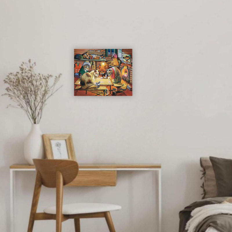 Art mural sur toile sans cadre 12 po x 16 po