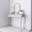 Meuble-lavabo de luxe avec miroir ovale-107649808