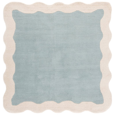 Metro 435 Hand Tufted Wool Pile Solid Color Rug