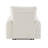 Cream Chenille Power Recliner Chair With USB Port, Modern Motion Reclining Armchair For Living Room