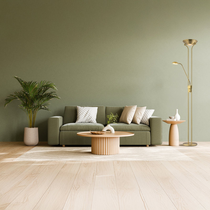 180cm LED Torchiere Floor Lamp, Gold 