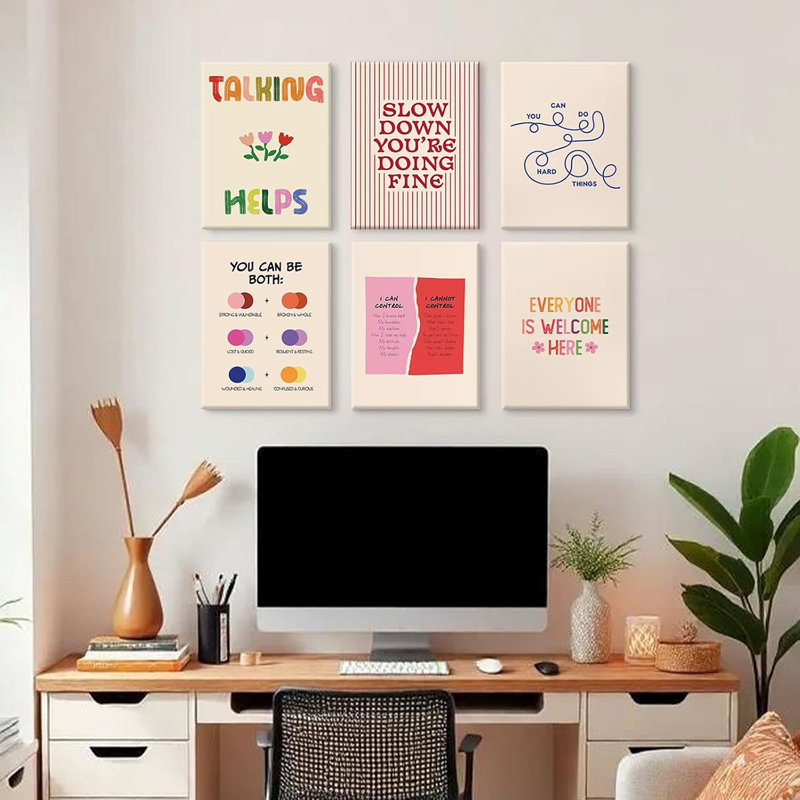 6 Piece Wrapped Canvas Print