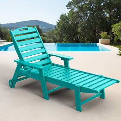 Chaise longue d'extérieur Wheels