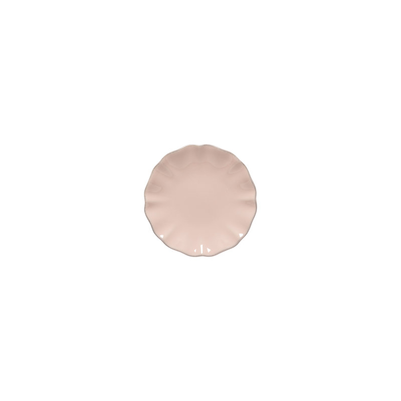 Rosa Handmade Stoneware Appetizer Plate, Pink