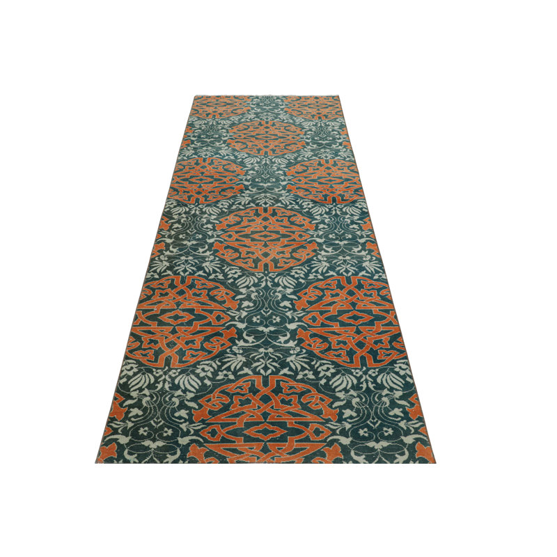 One-of-a-Kind 3'3”x9'6” Hand Knotted Area Rug