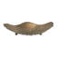 Plateau décoratif coquillage en fer 15,7 x 14,5 x 3 po avec finition bronze-1961916798