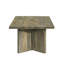 Table basse rectangulaire en bois massif