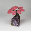 Medium Genuine Rose Quartz Clustered Gemstone Tree on Amethyst Matrix (The Love Tree)