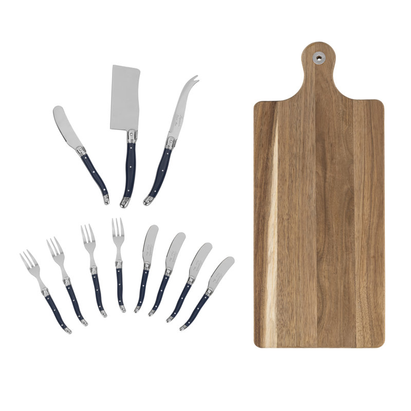 12 Piece Stainless Steel Cheese Serving Set