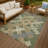 Machine Washable Indoor/Outdoor Chantille ACN2452 Geometric Rug-512766031-512766016