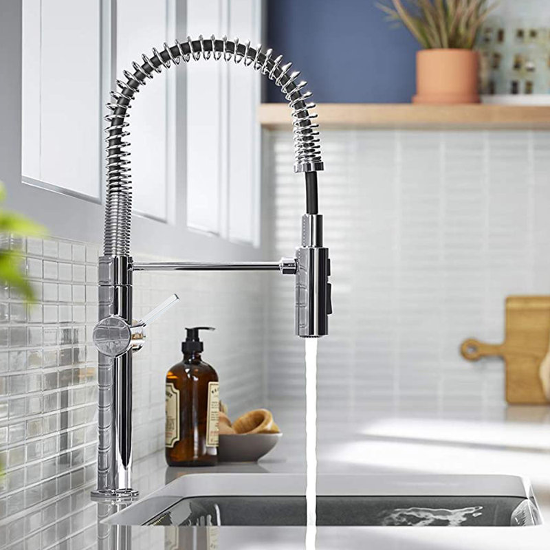 Belfry Kitchen Springfield Pull Out Kitchen Faucet