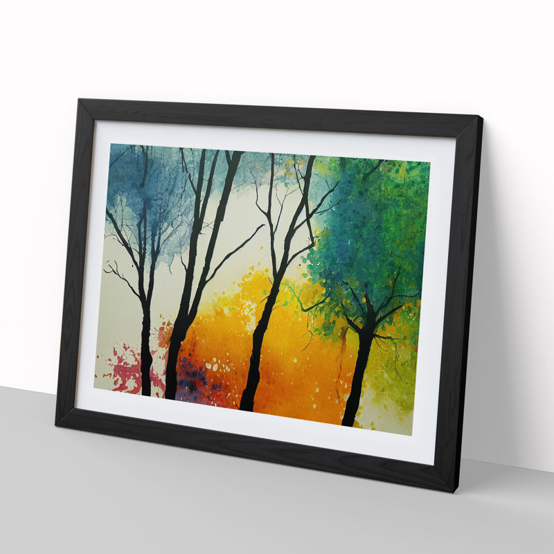Glorious Trees Abstract - Framed Print