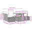 234cm Wide Patio Sofa with Cushions