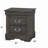 Dark Grey 2-Drawer Nightstand
