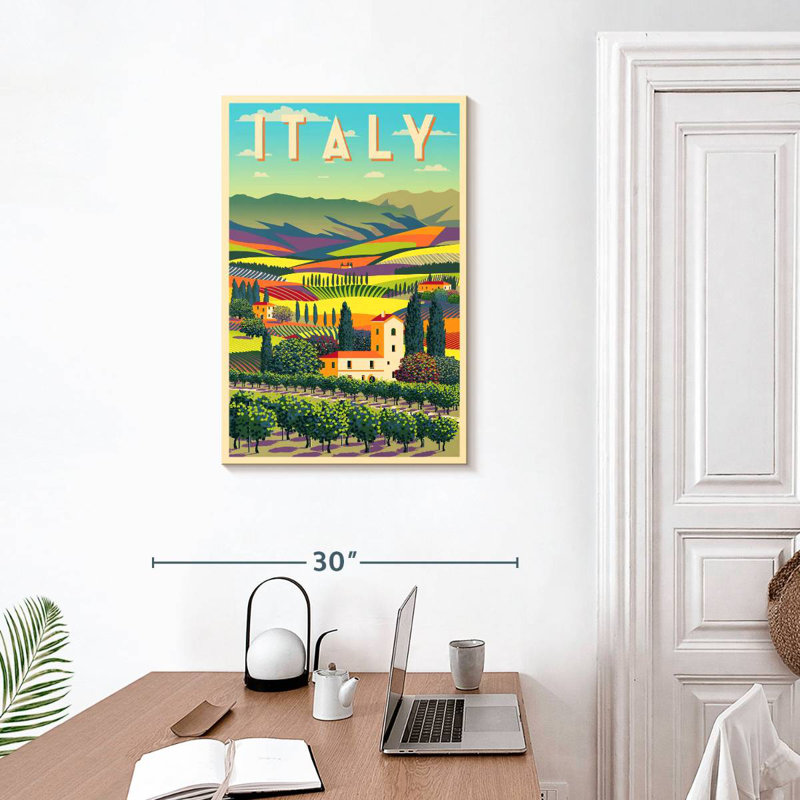 Affiche Alvord, Italie, H 30 po x l 20 po